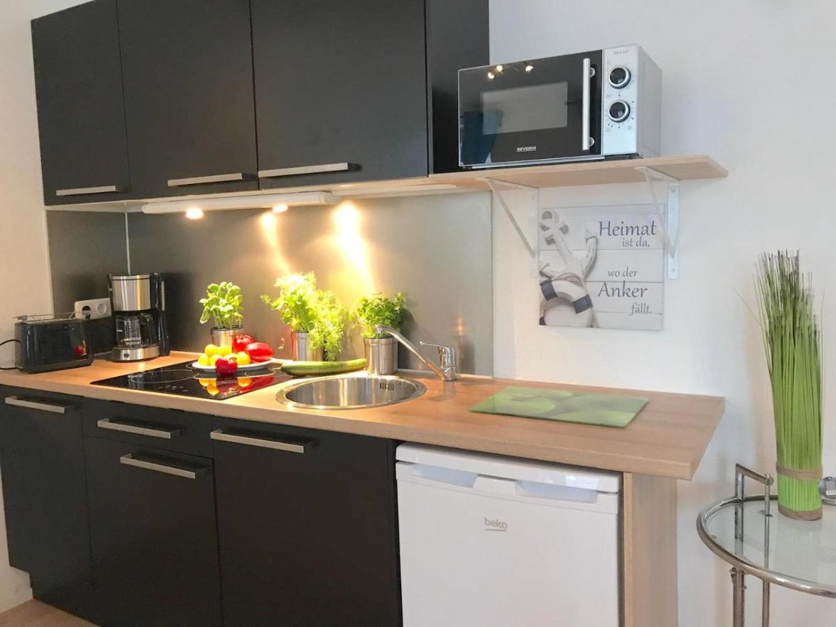 Ferienwohnung Kajuete Am Borbyer Kurpark Von 埃肯弗德 外观 照片