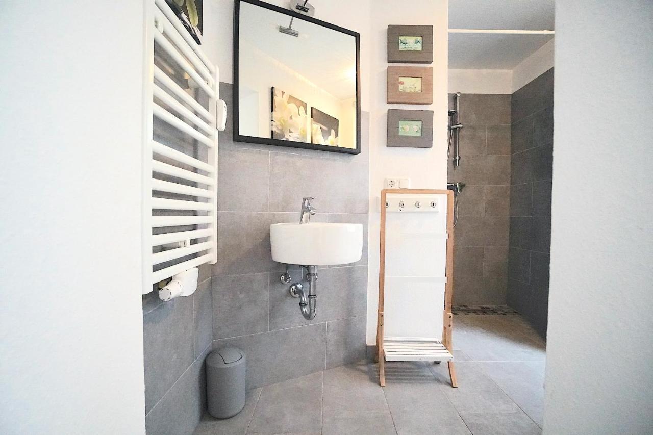 Ferienwohnung Kajuete Am Borbyer Kurpark Von 埃肯弗德 外观 照片