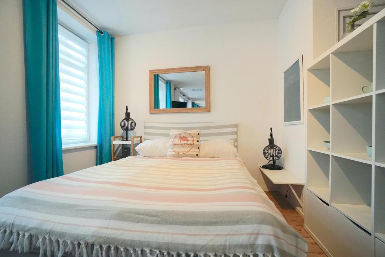 Ferienwohnung Kajuete Am Borbyer Kurpark Von 埃肯弗德 外观 照片