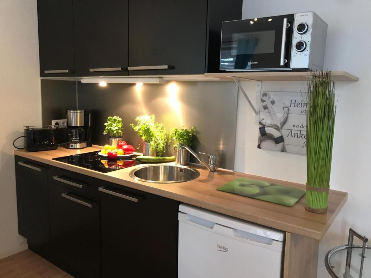 Ferienwohnung Kajuete Am Borbyer Kurpark Von 埃肯弗德 外观 照片